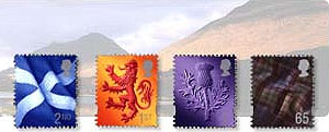 Scotland stamps